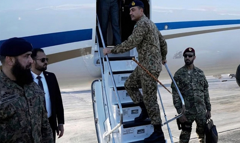 Field Marshal Asim Munir leaves for Iran on official visit