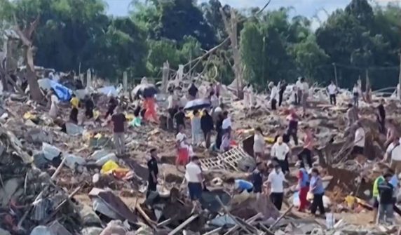 Explosion in rebel-held province in Myanmar, death toll rises to 55