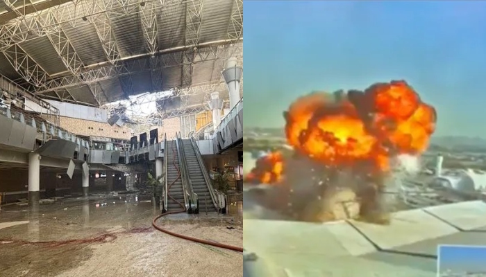 Surveillance video of drone attack at Kuwait International Airport released