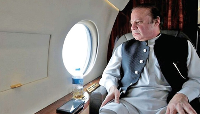 Former Prime Minister Nawaz Sharif leaves for Geneva, Switzerland