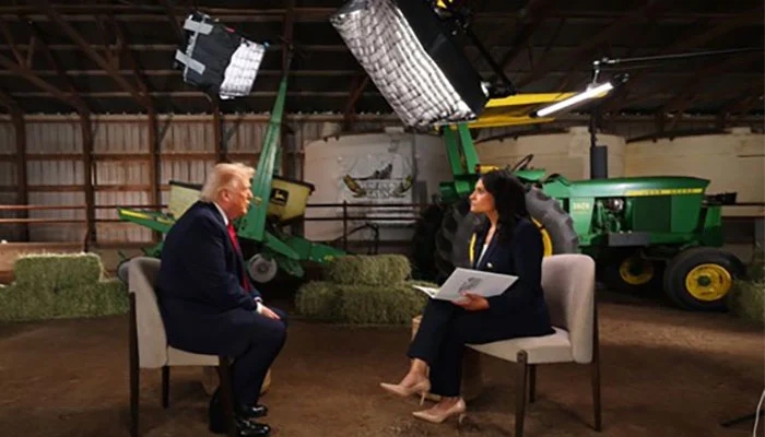 Trump's harsh behavior with female journalist,
