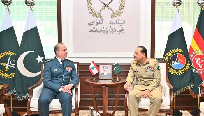 Lebanese Commander-in-Chief meets Field Marshal Asim Munir, discusses important issues