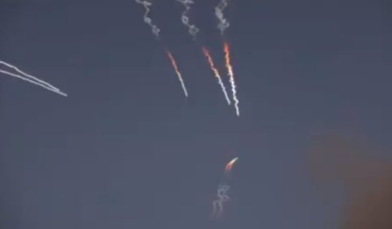 Video emerges of Iran's latest missile attacks on US bases