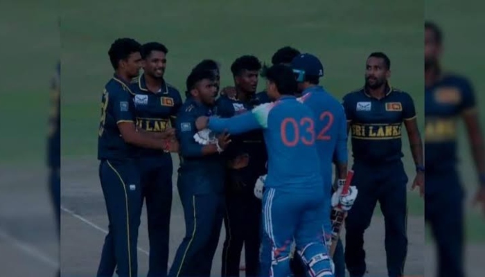 Indian team loses temper after defeat by Sri Lanka A, video of fight goes viral