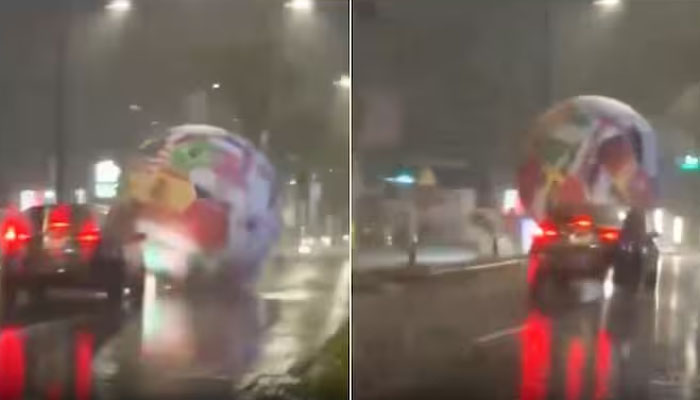 : Giant football set up for FIFA hits the road in El Salvador