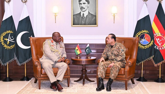 Ghana's Chief of Defense Staff meets Field Marshal Asim Munir
