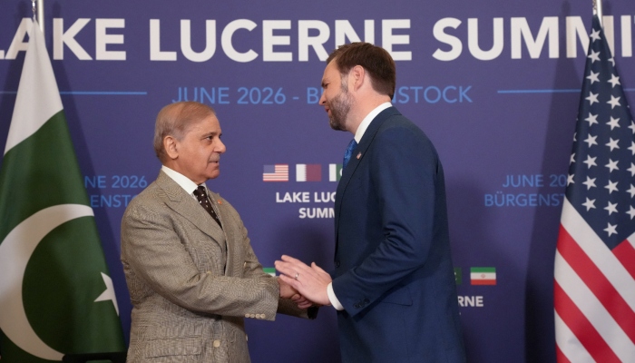 US Vice President JD Vance meets Prime Minister Shehbaz Sharif