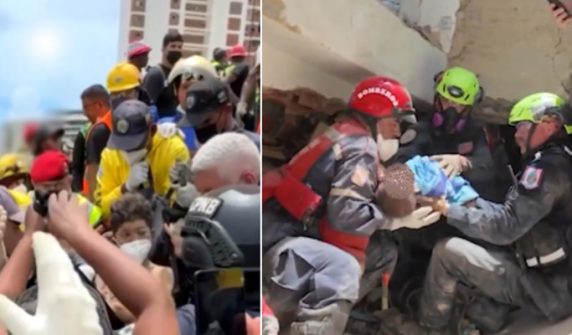 pulled alive from rubble 4 days after devastating earthquake in Venezuela