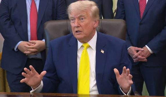 Iran will only be allowed to enrich uranium to a low level under the deal, Trump says