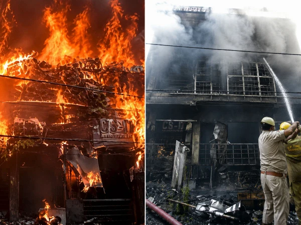 14 students killed in horrific fire at coaching center in India