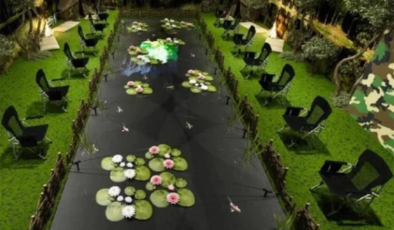 Indoor fishing pond planned in shopping center