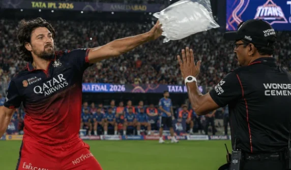 Tim David gets a big punishment for throwing ice bag at umpire