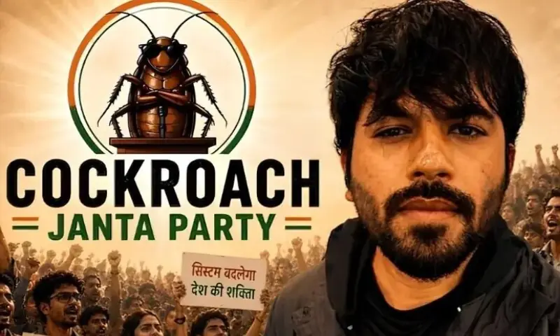 Announcement to end the 'Cockroach Janata Party's' protest.