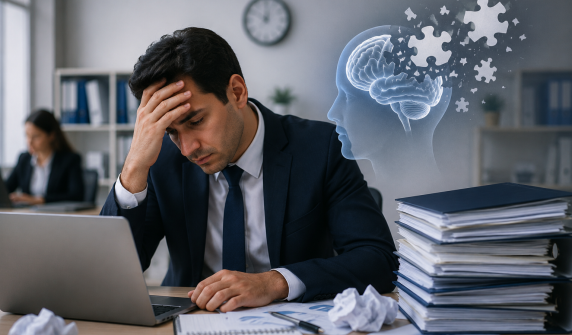 Poor performance at the office could be a sign of early dementia