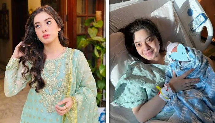 Actress Arisha Razi Khan gives birth to a baby girl