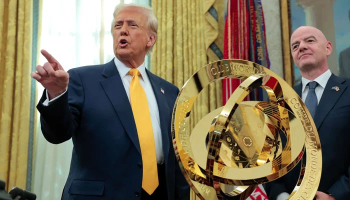 White House confirms President Trump will go to the stadium to watch the FIFA World Cup final.