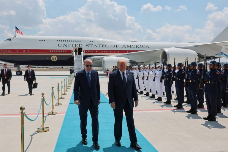 President Trump has arrived in Turkey to attend the NATO summit.