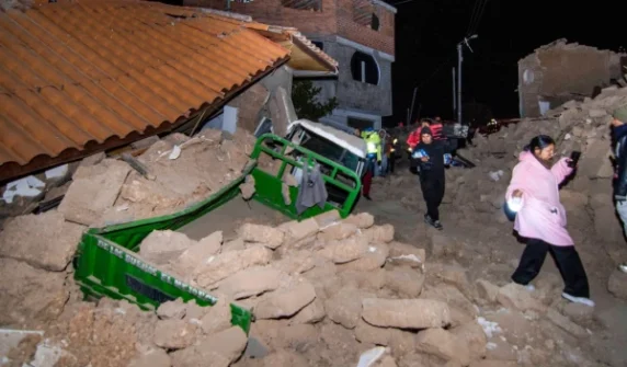 5.5-magnitude earthquake in Peru; fatalities reported.