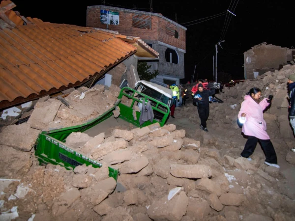 5.5-magnitude earthquake in Peru; fatalities reported.