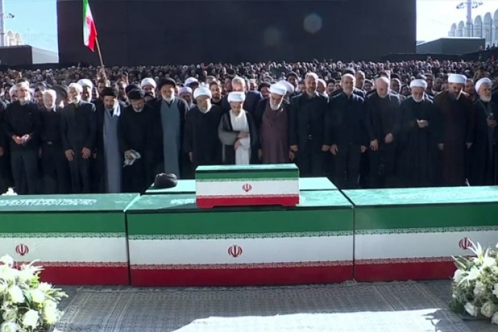 The funeral prayer for Iran's martyred Supreme Leader Ayatollah Ali Khamenei has been offered.