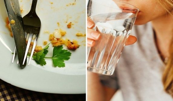 Can drinking water between meals cause problems?