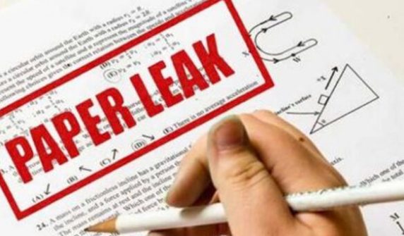 "Another paper leak in India" question goes viral on WhatsApp