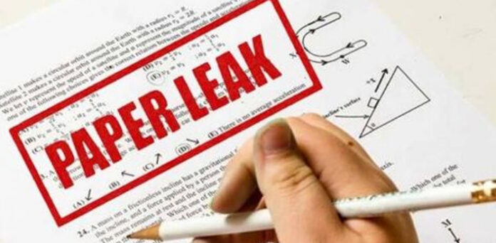 "Another paper leak in India" question goes viral on WhatsApp