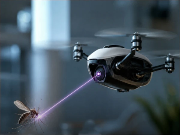 AI micro-drone developed to track down and eliminate flying mosquitoes.