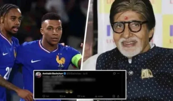 Amitabh Bachchan landed in trouble over an inappropriate comment about French players.