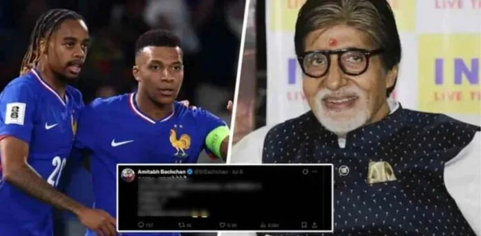 Amitabh Bachchan landed in trouble over an inappropriate comment about French players.