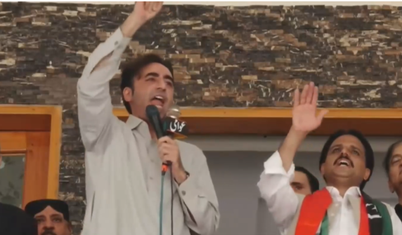 Bilawal Bhutto Zardari refuses to accept Azad Kashmir election results.