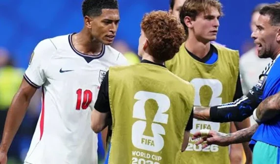 Bellingham loses his cool after defeat to Argentina