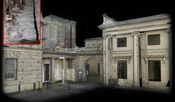 800-year-old castle discovered buried beneath a court.
