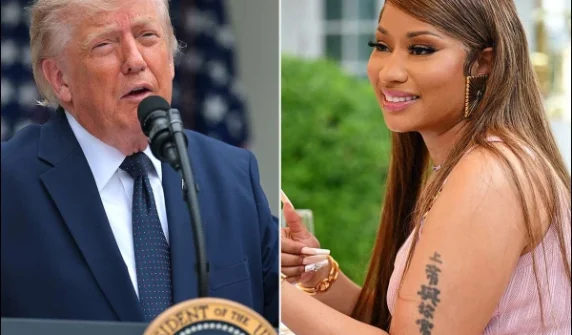 Trump heaps praise on Nicki Minaj