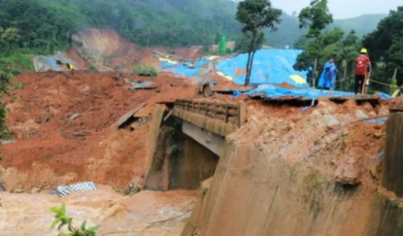 Devastating landslides in the Indian state of Kerala.