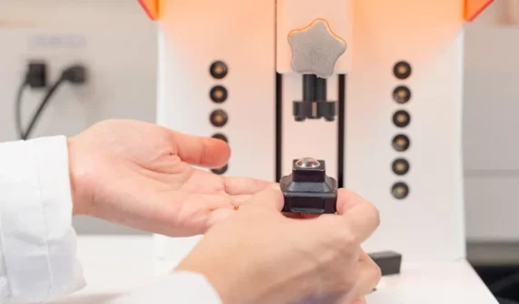 Technology for producing 3D-printed contact lenses in just 20 minutes.