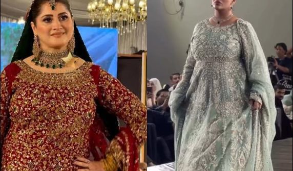 Videos of Mathira and Sahiba stumbling during the ramp walk go viral