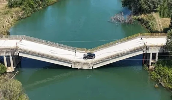 Bridge still in use by citizens despite demolition