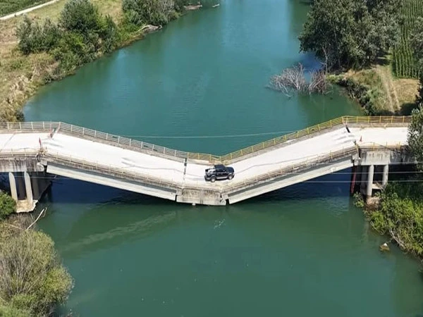 Bridge still in use by citizens despite demolition