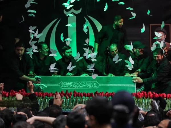Funeral rites for the martyred Supreme Leader Ayatollah Khamenei begin