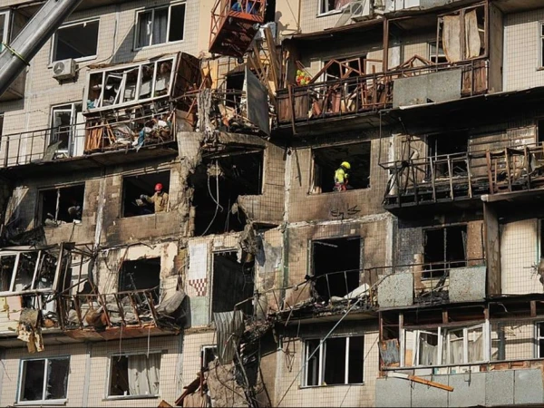 Major Russian missile and drone attack on Kyiv