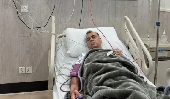 Test cricketer Basit Ali admitted to hospital due to a heart condition.