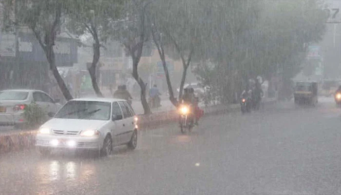 Heavy rain in Rawalpindi