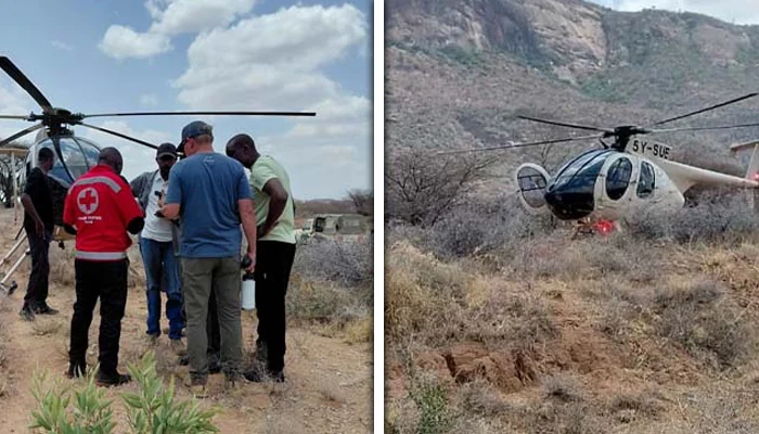 Helicopter crash in Kenya