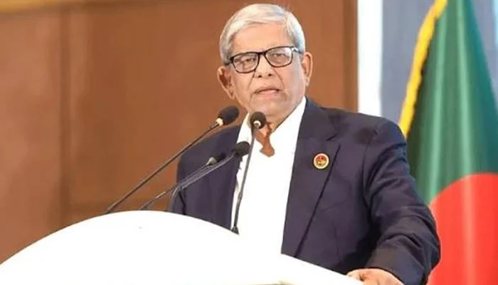 Newly elected Bangladeshi President Mirza Fakhrul Islam Alamgir will take the oath of office today.