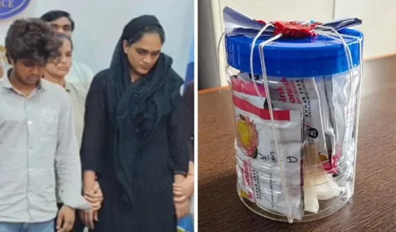 Former Indian air hostess arrested for drug smuggling.