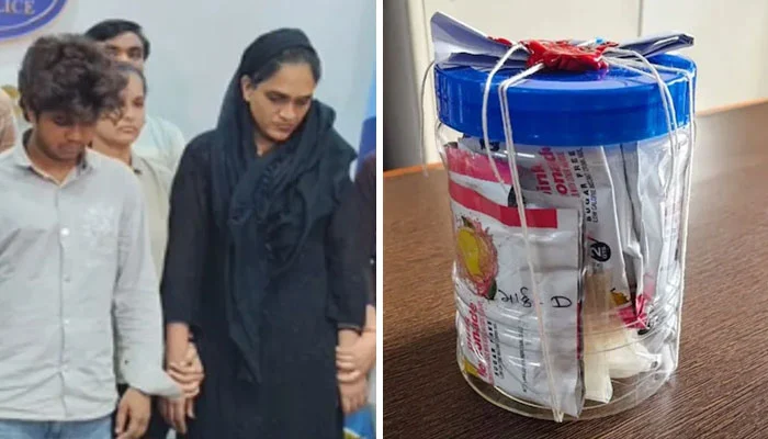 Former Indian air hostess arrested for drug smuggling.