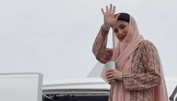 Punjab Chief Minister Maryam Nawaz departs for China on a four-day official visit.
