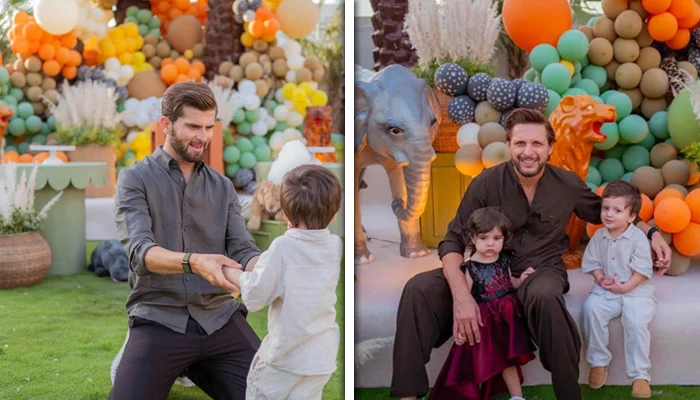 Shaheen Afridi's son Aliyaar's second birthday.