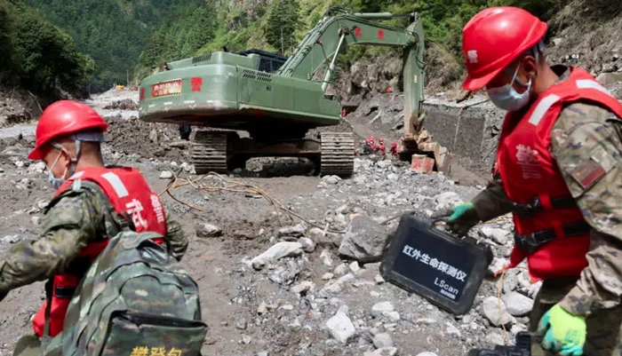 Devastating floods in Nepal and Tibet; 48 British citizens missing.